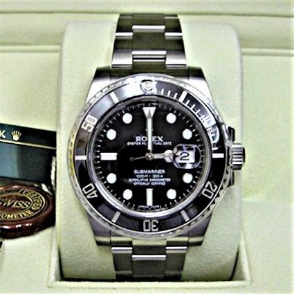 ROLEX サブマリーナ ランダム 保証書・箱付き コマあり メンズ 腕時計 美品